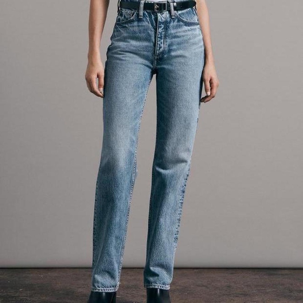 Rag & Bone Alex High Rise Straight Jeans